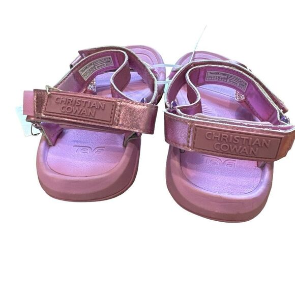 Revolve Teva X Christian Cowan Hurricane XLT2 Glitter Velcro Strap Sandals - Picture 8 of 12